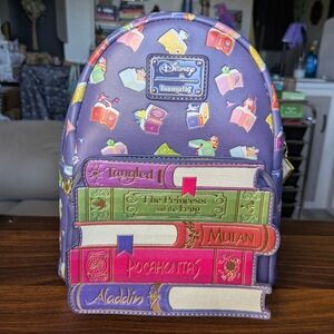Disney Reading Loungefly Backpack